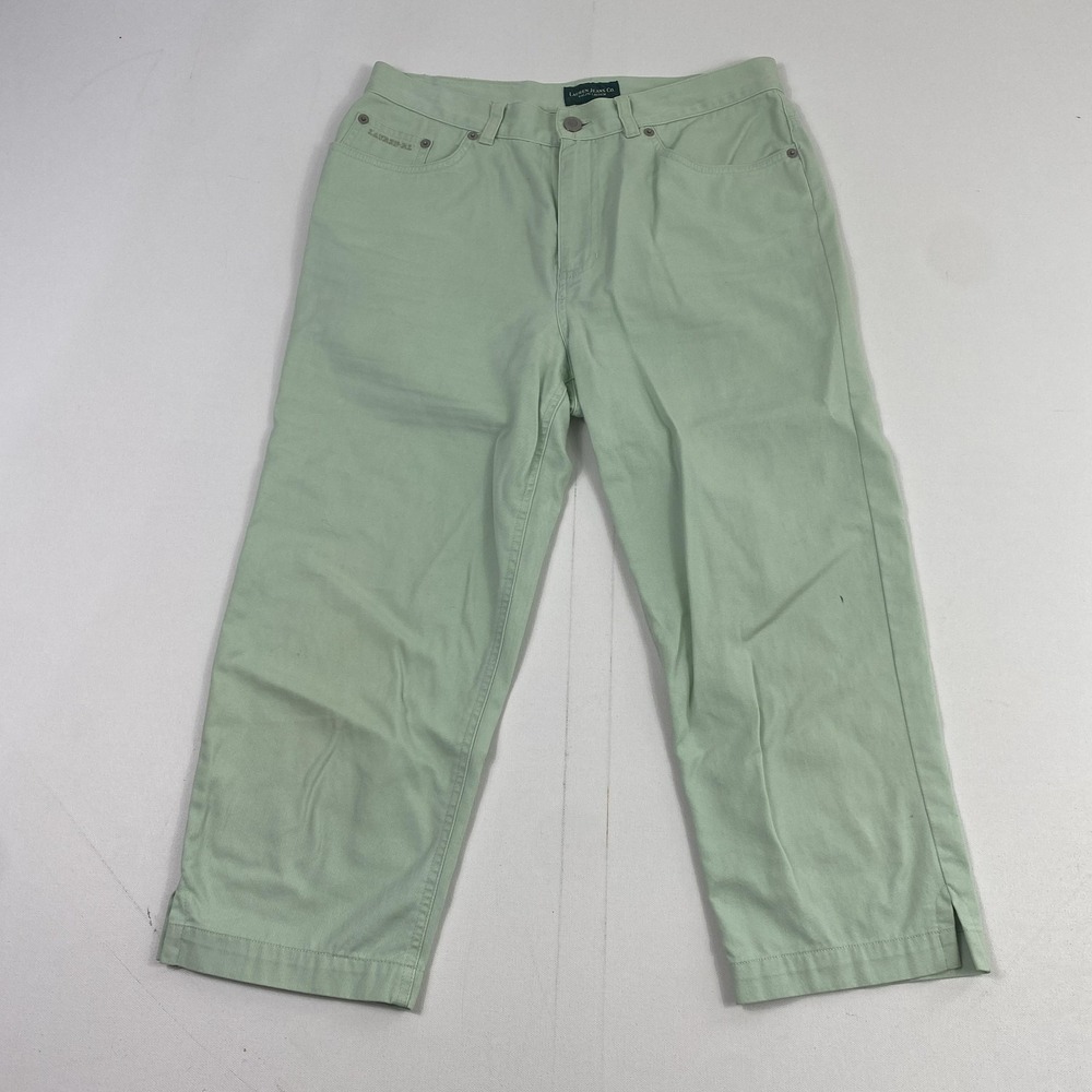 Lauren Jeans Co Pants Womens 10 Cropped Straight Leg Ralph Lauren Casual